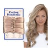 RobeCurls Satin Heatless Hair Curler Set — The Original Curling Headband — Heatless Curling Rod Headband Hair Accessories For Women — Includes 2 Scrunchies (Cream)