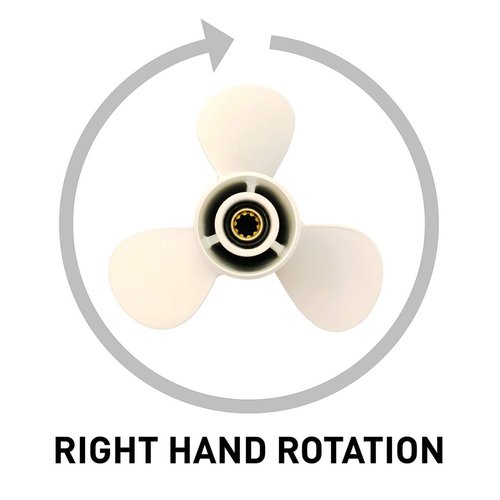 COPKINGO Boat Propeller 9 1/4x8 P for Yamaha 9.9HP 15HP 2 Strokes/Outboard Propeller for Yamaha Engine Motor 8 Tooth 683-45947-00-EL 9.25x8