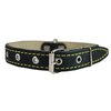 Real Leather Dog Collar 11"-15" Neck Size, 3/4" Wide, Medium Breeds