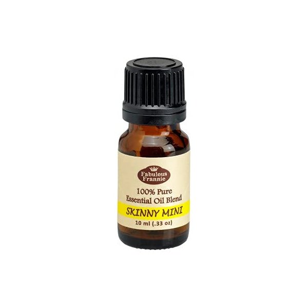 Fabulous Frannie Skinny Mini Essential Oil Blend 10ml Made with Pure Essential Oil Lemon, Grapefruit, Peppermint, Ginger & Cinnamon Bark.