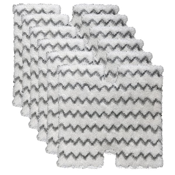 6 Pack Steam Mop Pads for Shark Lift-Away Pro Genius S3973, S3973D, S3973WM, S5002Q, S5003A, S5003D, S5004, S6001W, S6002, S6002C, S6003D, S6003W Touch-Free Dirt Grip Washable Replacement Mop Pads