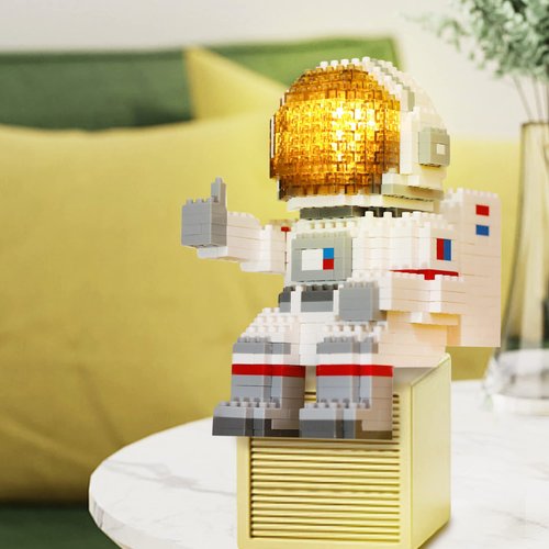 Finger Rock Astronaut Mini Building Blocks Micro Building Kits for Kids and Adults 12-15 Space Toys Gifts - Compatible with Nano(1008 Pieces)