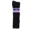 12 PAIR KNEE HIGH DIABETIC SOCKS BLACK BIG MEN PHYSICIAN'S CHOICE OVER THE CALF CREW 13-15