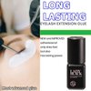 Sky Lady Black Glue Eyelash Extensions 5ml / Professional Max Bonding Strength Lash Glue / 1-3 Sec Fast Drying / 5-6 Weeks Retention