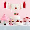 Strawberry 1st Birthday High Chair Tassels Banner Strawberry First Birthday Crown 1 Sweet Cake Topper Strawberry First Birthday Party Supplies