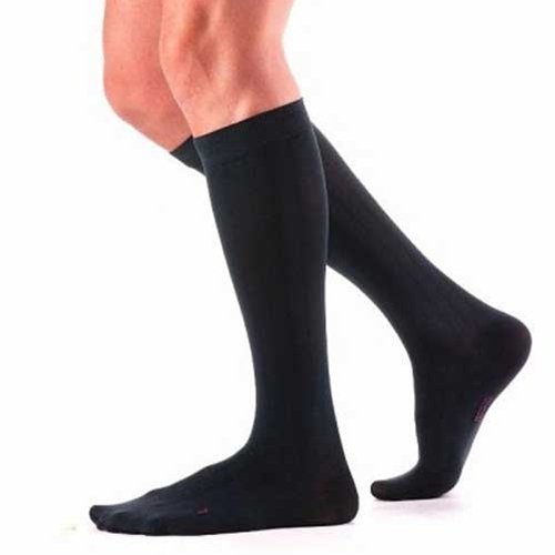 Mediven for Men 15-20mmHg Knee High Compression Socks : Black Size IV