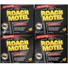 Black Flag 8 traps Roach Motel Cockroach Killer bait Glue Trap