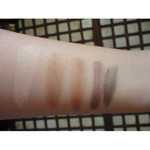 BYS Women's 5-Piece Eye Shadow Palette, Natural Delight Eye Pigments, 0.17 Ounce (Pack of 1)