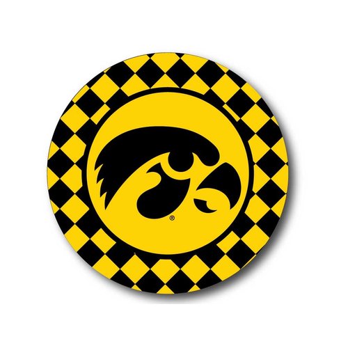 VictoryStore Coasters - University of Iowa Hawkeye Fan Coaster Set Design 3, Set of 4 Coasters