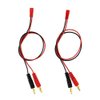 OliYin 4mm 4.0mm Male Banana Plug Connector Charge Lead to JST 20awg Soft Silicon Charging Cable Wire 30cm 11.8inch Lipo Parts for RC(pack of 2)