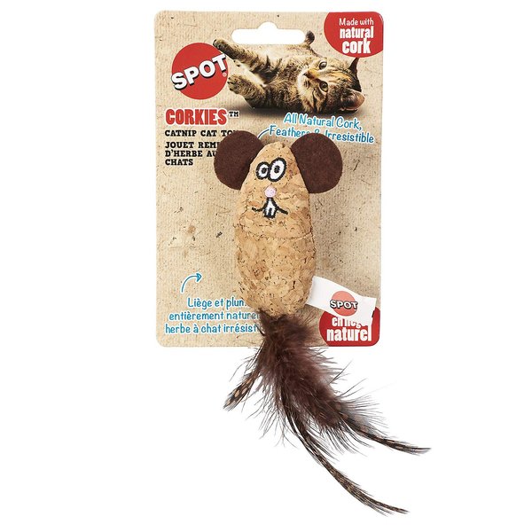 SPOT CORKIES Cat Toy with Catnip Assorted Figures