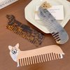Generic Cute Dachshund Hair Comb for Girls - Detangles and Smooths Hair with Adorable Animal Shape Design. (Dachshund)