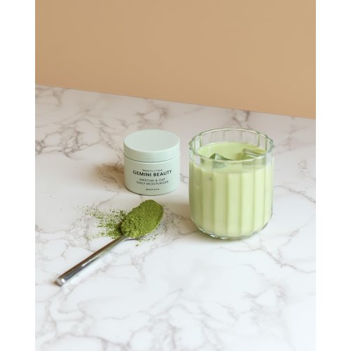 Gemini Beauty Matcha & Oat Moisturizer, Green Tea Moisturizer, Green Tea Face Moisturizer, 1.7 Fl Oz