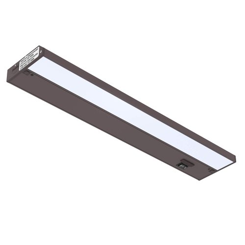 GETINLIGHT 3 Color Levels Dimmable LED Under Cabinet Lighting with ETL Listed, 18-inch, Warm White (2700K), Soft White (3000K), Bright White (4000K), Bronze Finished, IN-0210-2-BZ