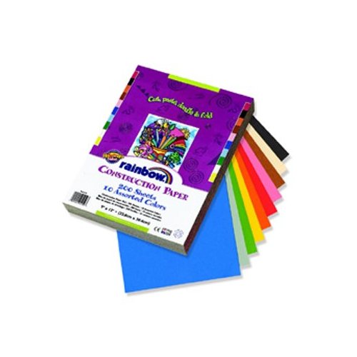 Construction Paper Assorted 9x12 Arts & Crafts 200 Sht Paper Pac94450 Pacon Corporation