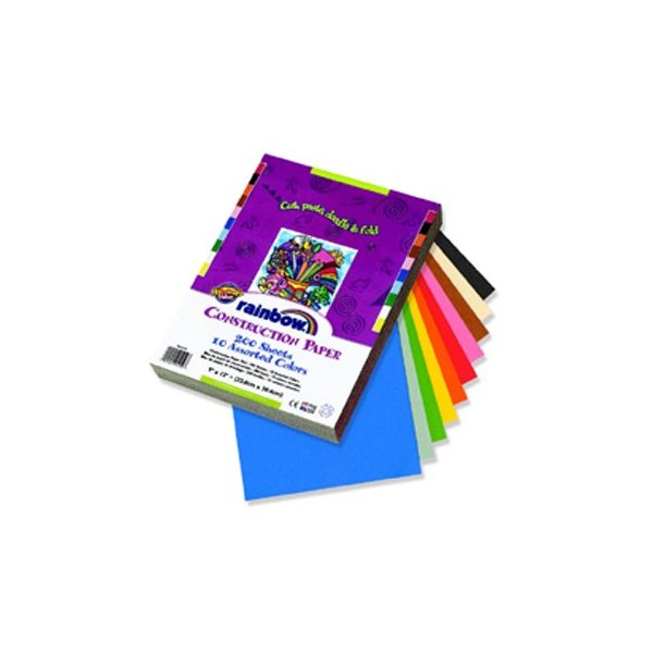 Construction Paper Assorted 9x12 Arts & Crafts 200 Sht Paper Pac94450 Pacon Corporation