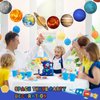 Lincia 4 Pcs Space Party Decorations Space Planet Banner Solar System Planet Banner for First Trip Around the Sun Birthday Decorations Outer Space Room Decor