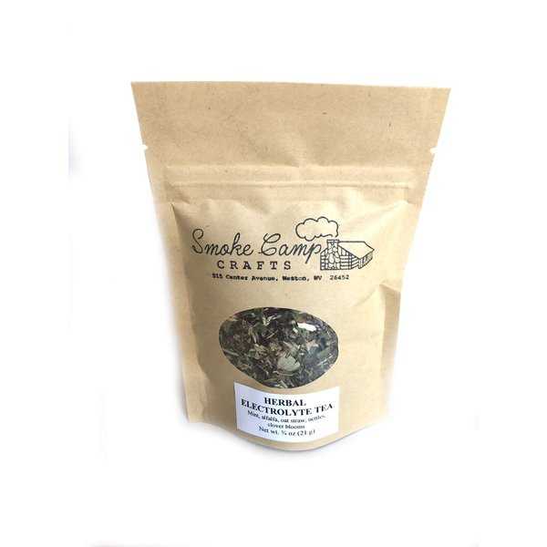 Smoke Camp Crafts Loose Leaf Herbal Tea - Herbal Electrolyte Blend, 1 oz (28 g) - Caffeine-Free, Nourishing Tisane