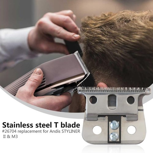 2024 Upgraded 04521 T-Outliner Replacement Blade for Andis Deep Tooth T-Outliner Carbon Steel Trimmer for Model GTO/GTX Hair/Beard Trimmers