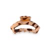 TELETIES - Tiny Open Claw Clip - Strong Grip, Bendable Teeth, Comfortable Open Cutout Design - Ideal for Thin Hair, Kids, Half-up Hairstyles - For All Hair Textures - Blonde Tortoise