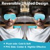 BeeVines Gel Eye Mask, 2 Pack Cooling Ice Masks for Puffy Eyes for Men & Women, Cold & Warm Compress for Post Surgery, Puffiness, Allergies, Sinuses & Migraines Treatment