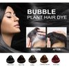Bubble Plant Hair Dye Shampoo, Natural Plant Extract For Grey Hair Color Bubble Dye for Women Men. (Chestnut Brown)