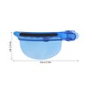 2PCS Sectioning Clips, Hair Sectioning Clip, No Trace Hair Clips, Heat Insulation Easy Speed Separator Clip Hair Cutting Clips Blue for Wig Extension Hair Highlighting