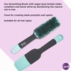 Goody x Total Texture Smoothing Brush - Vegan Boar Bristles Help Condition and Smooths Hair Cuticles for Enhanced Shine Shine - For Natural and Textured Hair - Non-Slip Grip