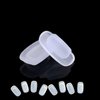 Eyeglass Nose Pads 4 Pair of Replacement Square Premium Grade Soft Silicone - Rectangle Shaped Slide/Push-in Nose Pads