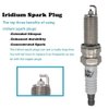Autowxjq Iridium Spark Plug 6pcs Replace LKR7DIX-11S 93175