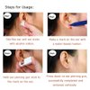 Self Ear Piercing Gun Disposable Body Piercing Kit With 3mm Ear Stud Safety Ear Piercing Gun Kit Tool (White)