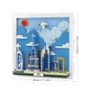 DAHONPA Dubai City Postcard Building Sets 740 pcs - World Famous Architectural Model Wall Art Crafts Ideas, Painting Frame for Room Decor, Toys Gifts for Kids and Adults