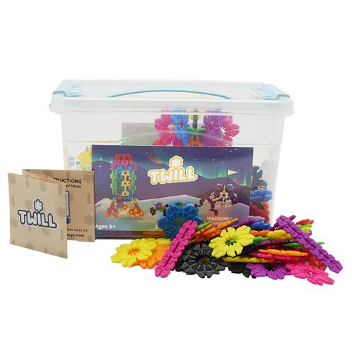 Incredibly Interconnectable Toys Twill 306 Piece Building Blocks Toy Set for Kids, Open-Ended Construction Set, STEM Toy, STEAM Education Toy, Building Blocks for Boys and Girls Ages 5+