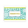 Edgy Thank You Cards / 36 Gratitude Note Cards With White Envelopes / 6 Geometric Patterned Gold Foil Designs / 3 1/2'' x 4 7/8'' Appreciation Card Set/Made In The USA
