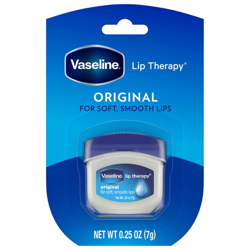 Vaseline Lip Therapy For Dry Chapped Lips Original Mini Hydrating Lip Balm 0.25 oz
