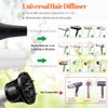 Universal Hair Diffuser, Hair Dryer Diffuser Attachment for Curly and Natural Wavy Hair, Professional Blow Dryer Diffuser, Adjustable from 1.4 Inch to 2.6 Inch