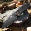 JSWS Tactical Knife Pocket Folding Knife Survival Knife Axis Lock Knife 3.39'' 440C Stainless Steel Blade G10 Handle Perfect for Camping Survival Christmas Gifts for Men & Women