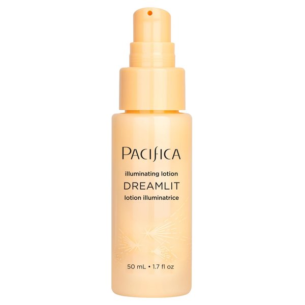 Pacifica Face Moisturizer - Dreamlit Illuminating Vitamin C Face Serum Lotion - Daily Moisturizing Face Cream -Hyaluronic Acid Serum for Face Dry & Dull Skin, Fragrance Free Vegan Dermatologist Tested