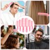 6Pcs Blending Combs for Barbers, Professional Haircutting Combs Pink Heat Resistant Comb Barber Comb Clipper Combs All Purpose Hair Stylist Combs 9 Inch for Clipper Cuts and Flattops, Salon & Home