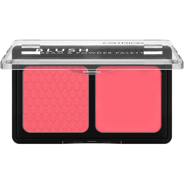 Catrice | Blush Affair Cream & Powder Palette | Highly Pigmented Radiant Cream & Soft Matte Powder | Vegan & Cruelty Free (010 Stunning Strawberry)