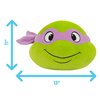 Club Mocchi Mocchi- Teenage Mutant Ninja Turtles Plush - Donatello Head Plushie - Squishy TMNT Toys - Plush Collectible TMNT Figures - Soft Plush Toys and TMNT Room Decor - 15 Inch