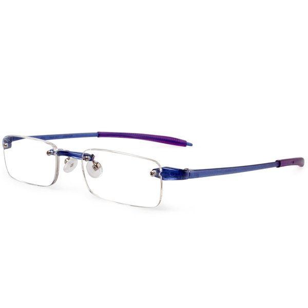 Visualites 1 Lavender 1.75 Power Lightweight Rimless Reading Glasses For Men and Women