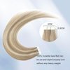 Sixstarhair Light Brown Highlights Tape In Hair Extensions Brown Mixed with Ash Blonde Seamless Straight Hair Extensions with Double Sided Tape, 16 Inch 50 Gram [Color P8-60#-16 inch]