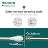 MR.GREEN Ear Wax Removal Ear Cleaner Double End Earwax Remover 360° Cleaning Three Ring Ear Pick Stainless Steel Ear Care Tools (Golden)