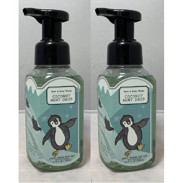 Bath & Body Works Gentle Foaming Hand Soap - Coconut Mint Drop (2 Pack)