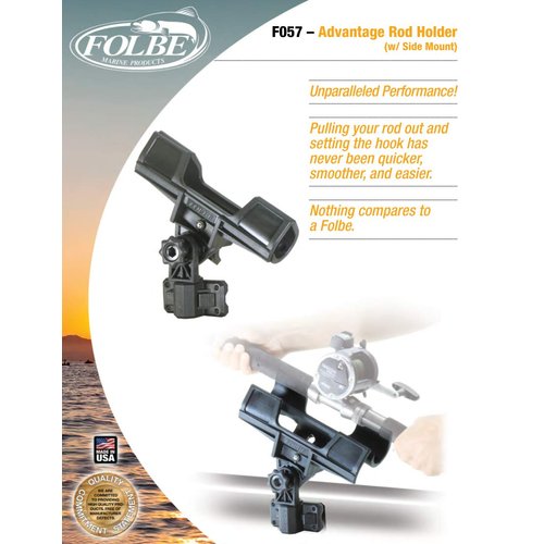 Folbe F057 - Advantage Fishing Rod Holder - Side Gunnel Mount