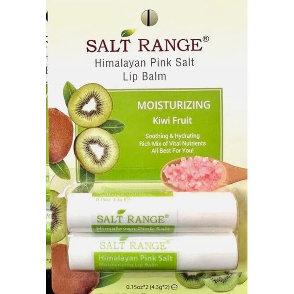 Salt Range Himalayan Pink Salt Moisturizing Kiwi Fruit Lip Balm, 0.15 oz