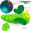 Tipmant Baby Toddler Electric Caterpillar Toy Cute Electronic Vehicle Car Animal Automatic Driving, 360‌° Rotation, Music, Dazzling Light Kids Birthday Gifts
