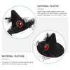 Beaupretty Witch Hat Hair Clip Witch Mini Top Hat Halloween Mesh Flower Witch Hat Fascinator Hat Halloween Costume Dress up Party Supplies, Black