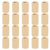 Senkary 20 Pieces Finger Protector Sleeves Elastic Thumb Compression Sleeve Finger Splint Wrap Brace for Arthritis Pain Relief, Trigger Finger, Sports (Beige)